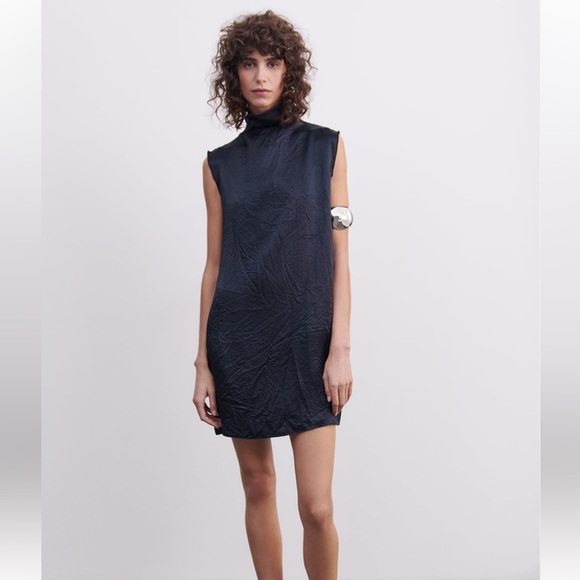Zara | Dresses | Zara Nwt Satin Effect Zw Limited Edition Mini Dress |  Poshmark